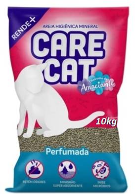 Areia Higienica Para Gatos Care Cat Perfumada 10kg